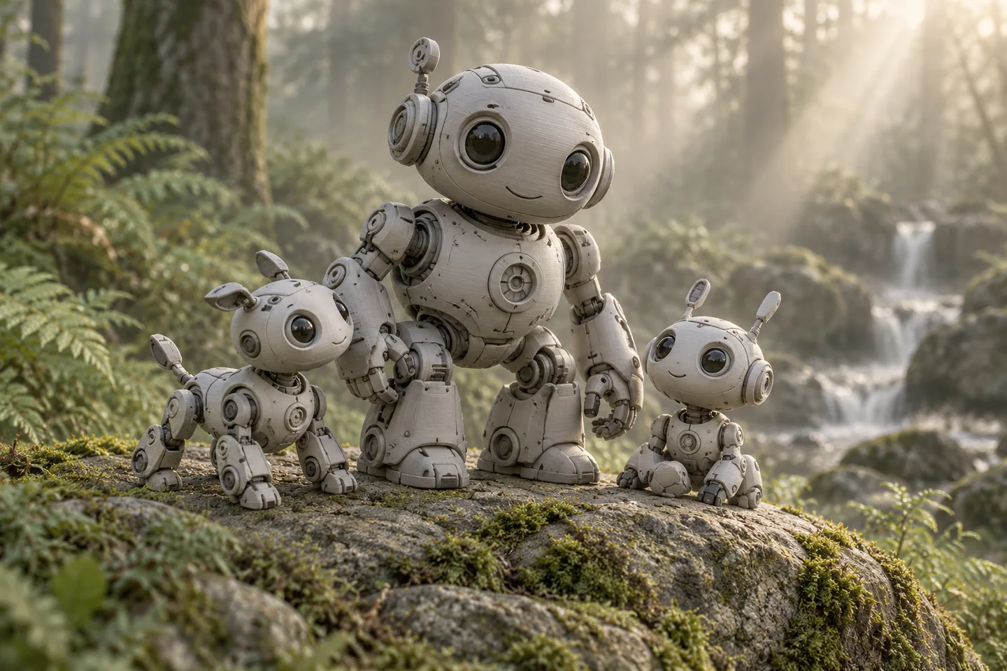 PrintAbots: Expressive robots with a world of personality. — AI-generated concept