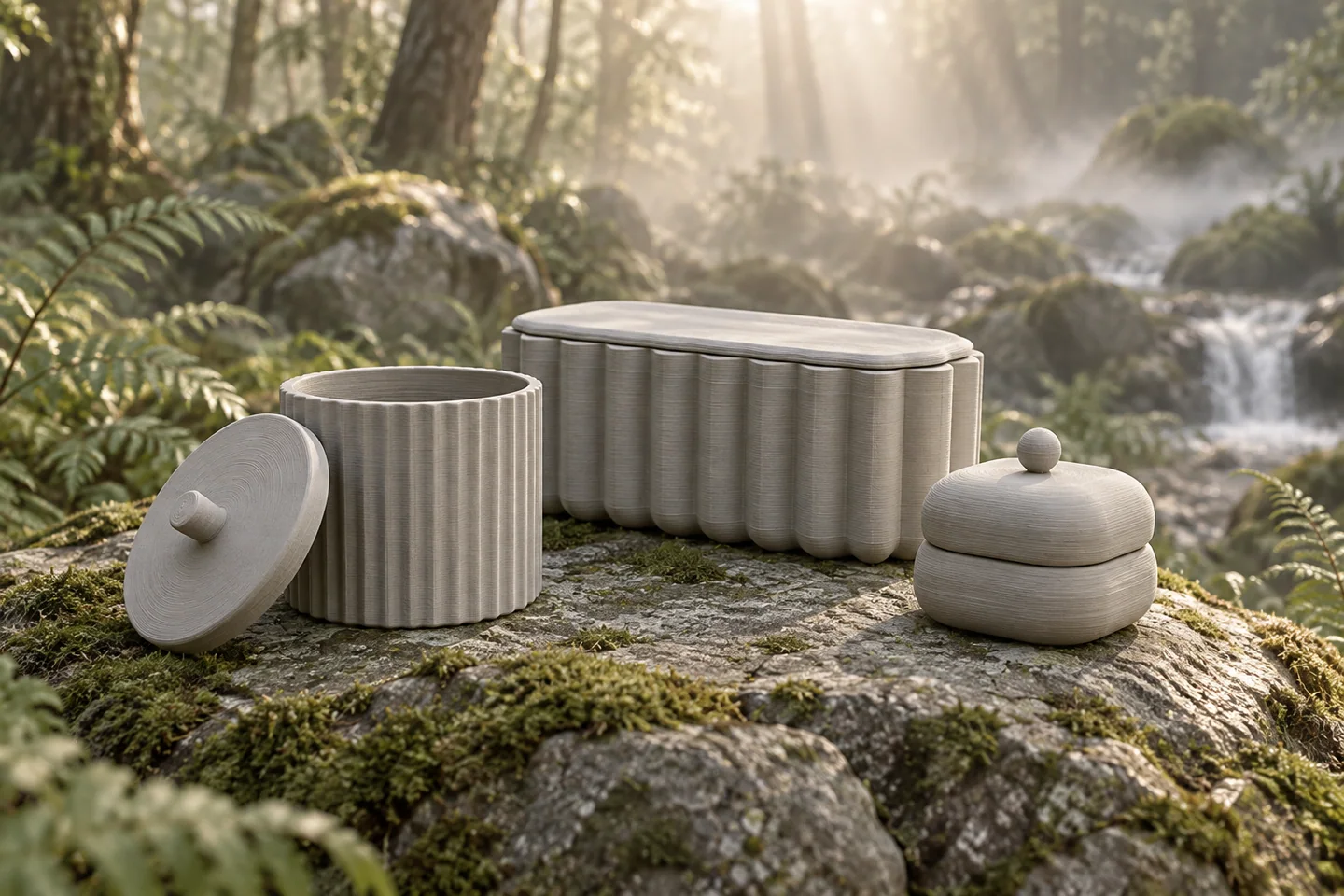 PrintAboxes: Considered containers. Beautiful little systems. — AI-generated concept artwork